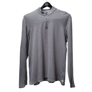 Agave Denim Quarter Zip Jersey Pullover Shirt Men's Size XL Excellent Condition